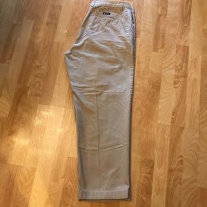 CHAPS flat front khaki trousers 36x30